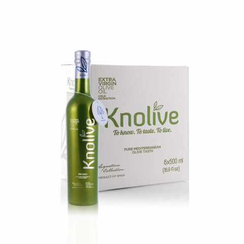 AOVE Picudo - Knolive Mejor Aceite de Oliva Virgen del Mundo Caja 6 Botellas de 500 ml